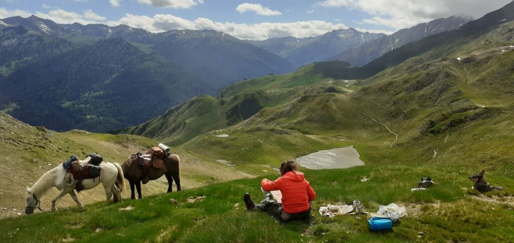 Randonnée à cheval
"La Transpyrénéenne"